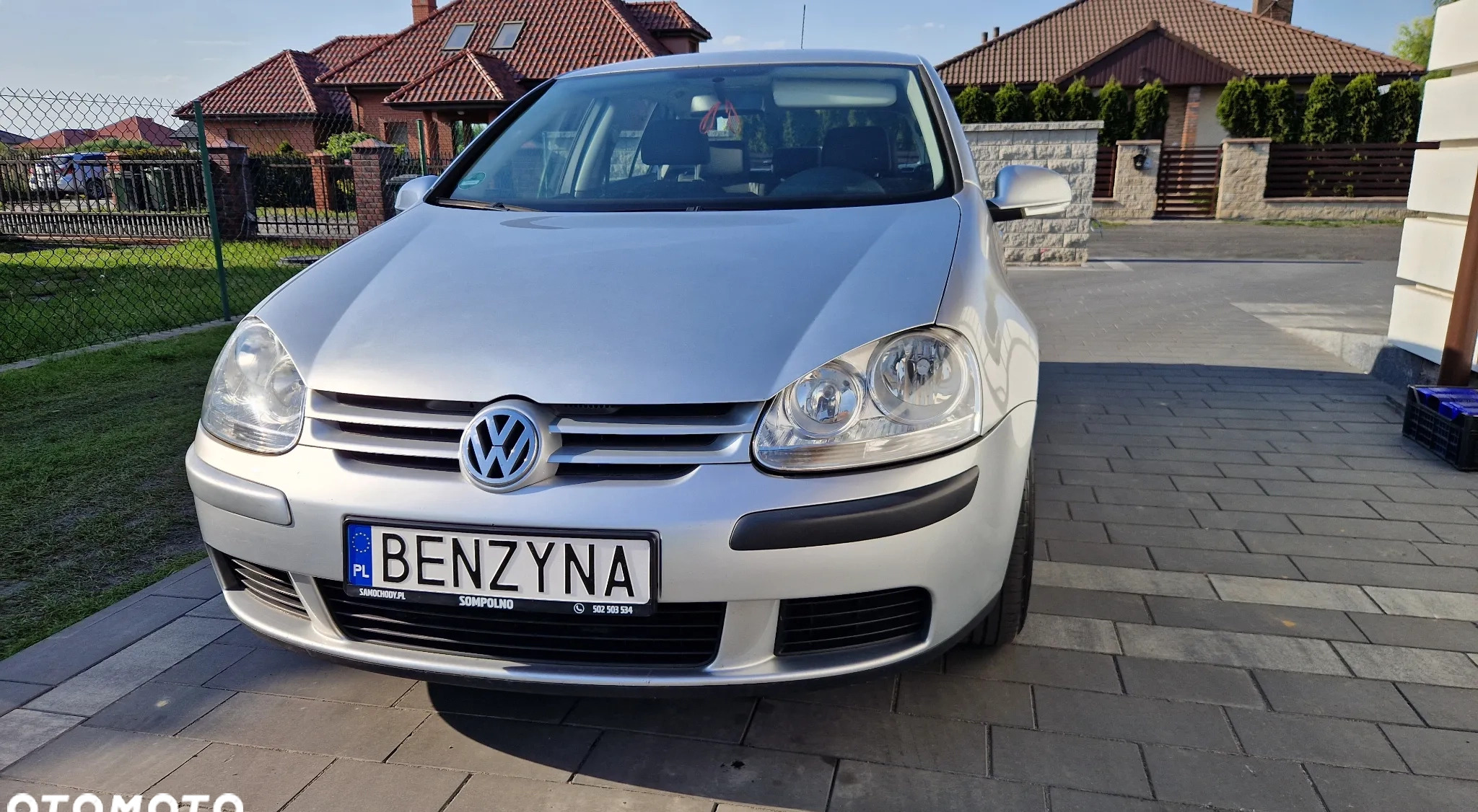 Volkswagen Golf cena 13900 przebieg: 280000, rok produkcji 2005 z Sompolno małe 172